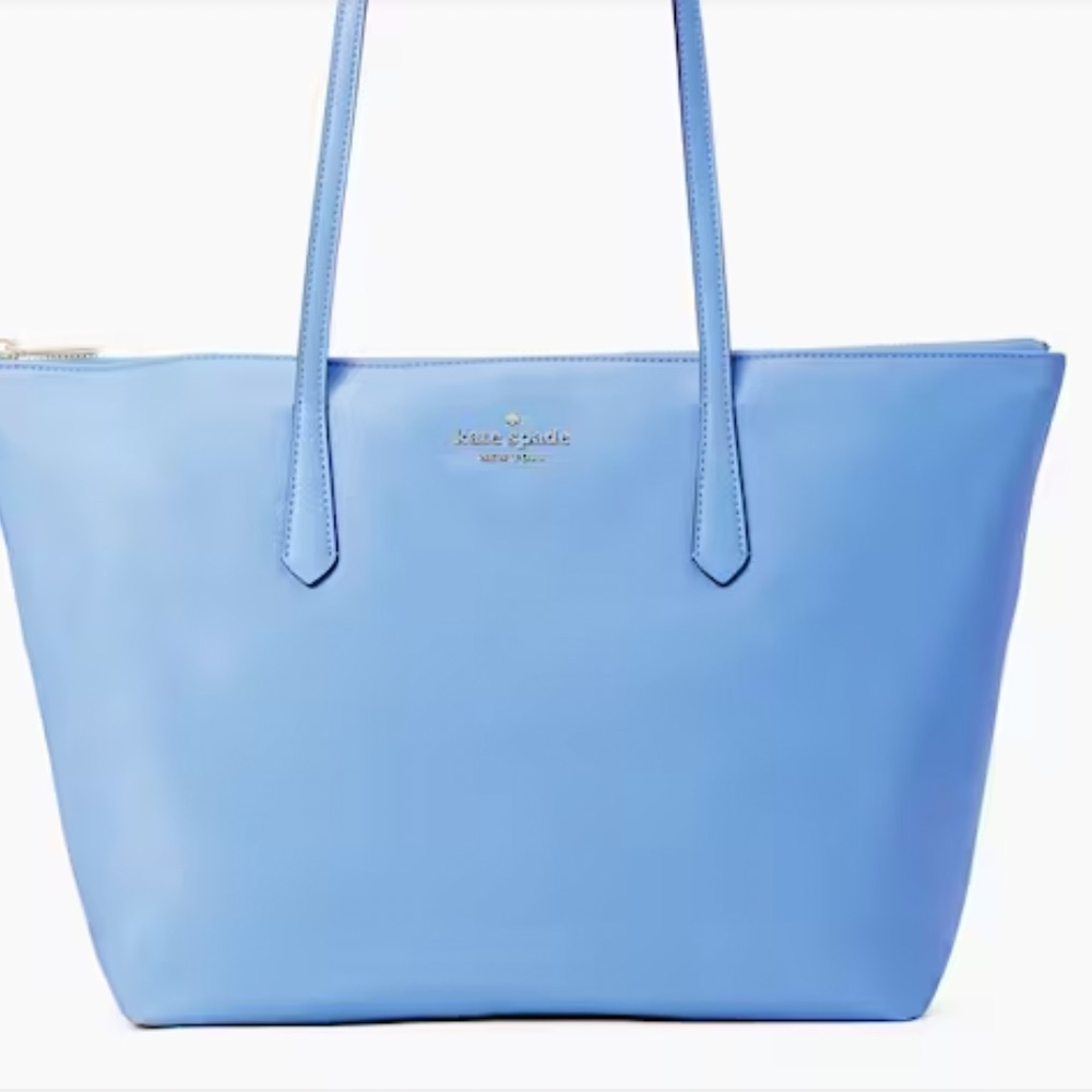 54. Kate Spade Kitt Nylon Large Tote in Deep Cornflower